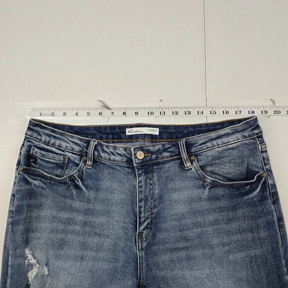 Kancan Vintage High Rise Medium Tint Boyfriend Jean 31 womens 5786 - Picture 4 of 11